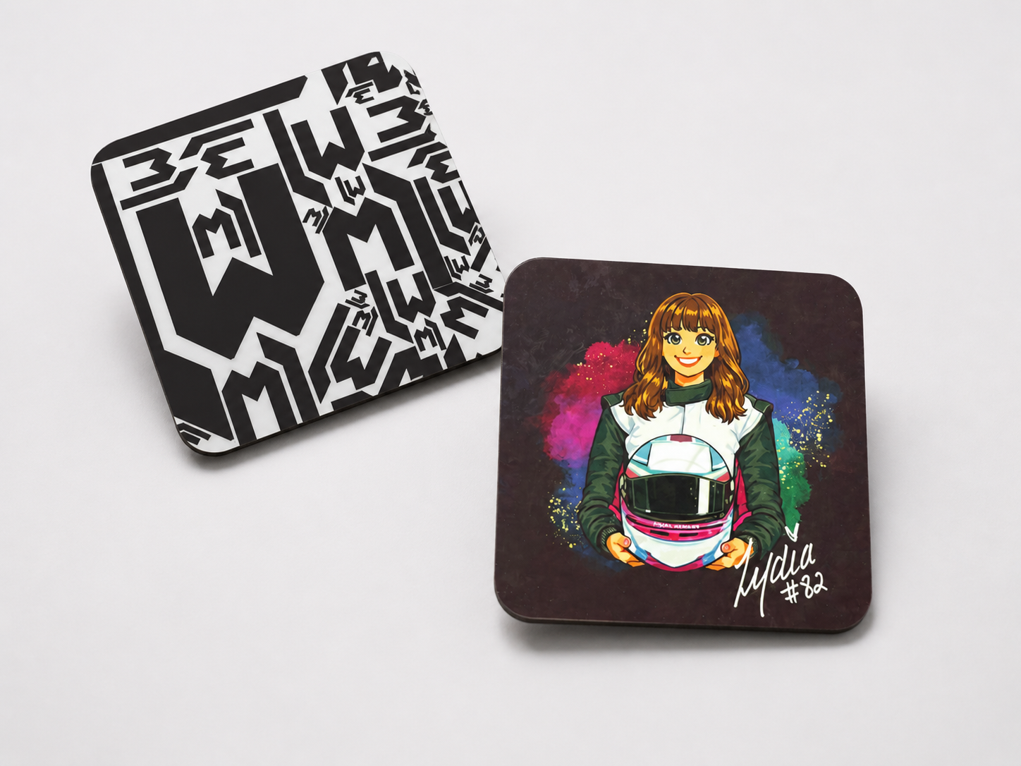 ‘Team Lydia’ Coasters (Singular)