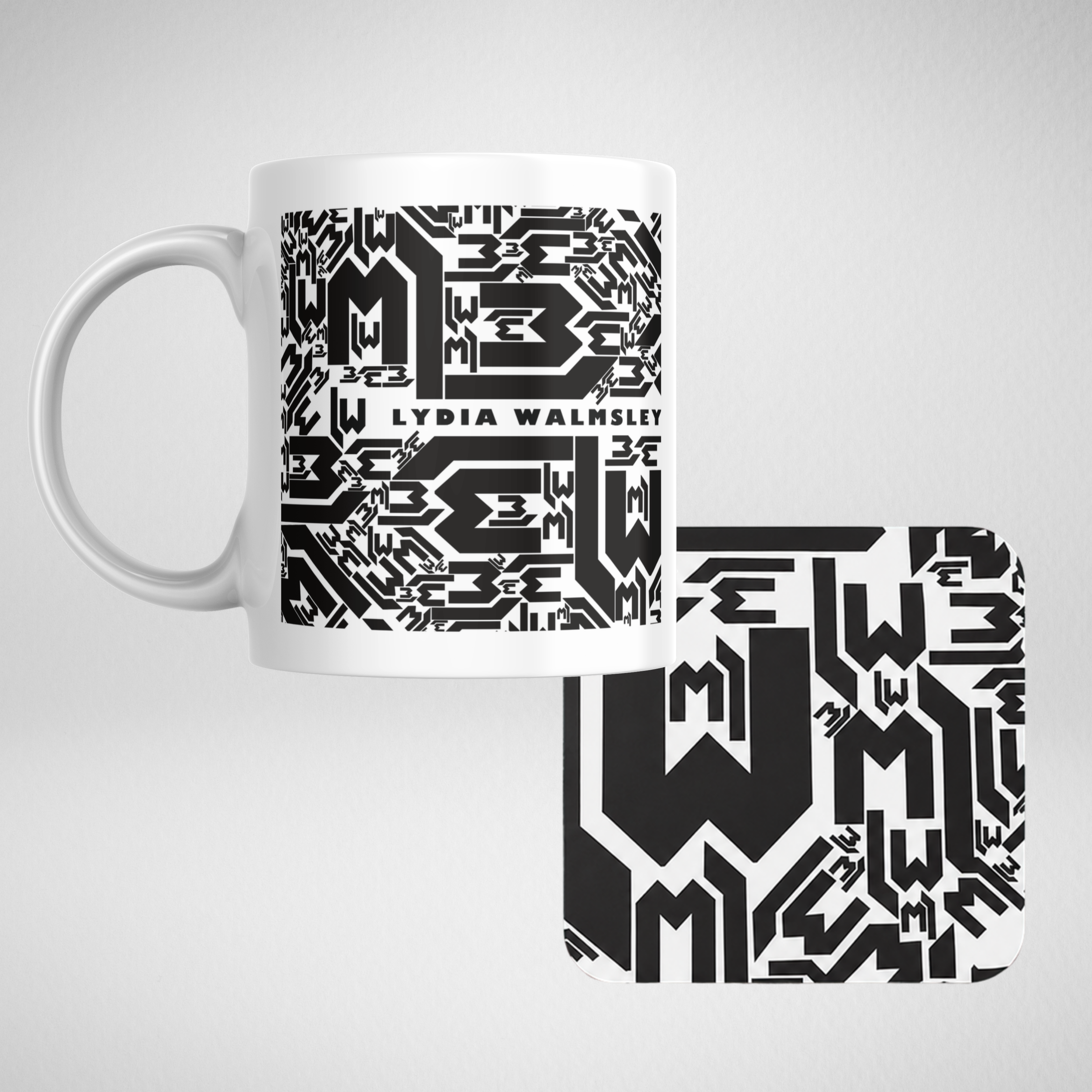 LW Graphic Mug and Matching Coaster