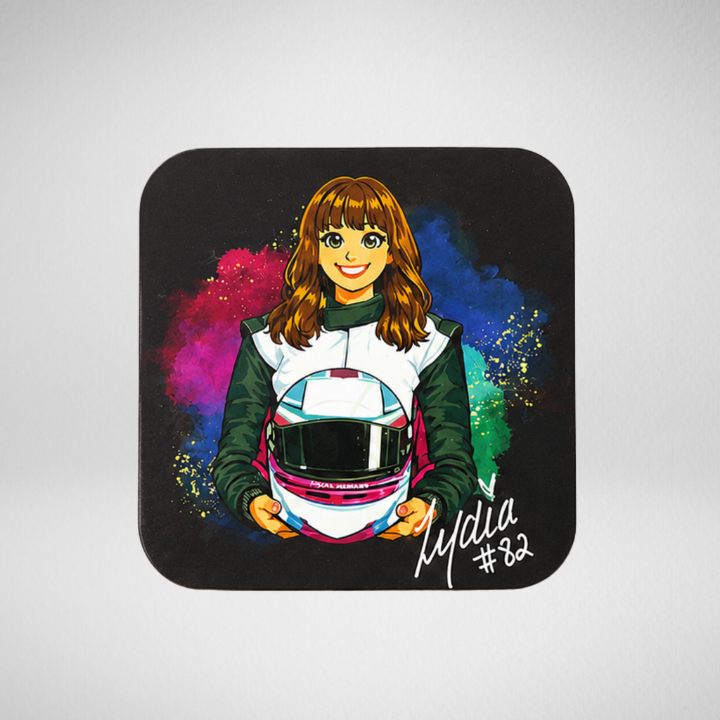 ‘Team Lydia’ Coasters (Singular)