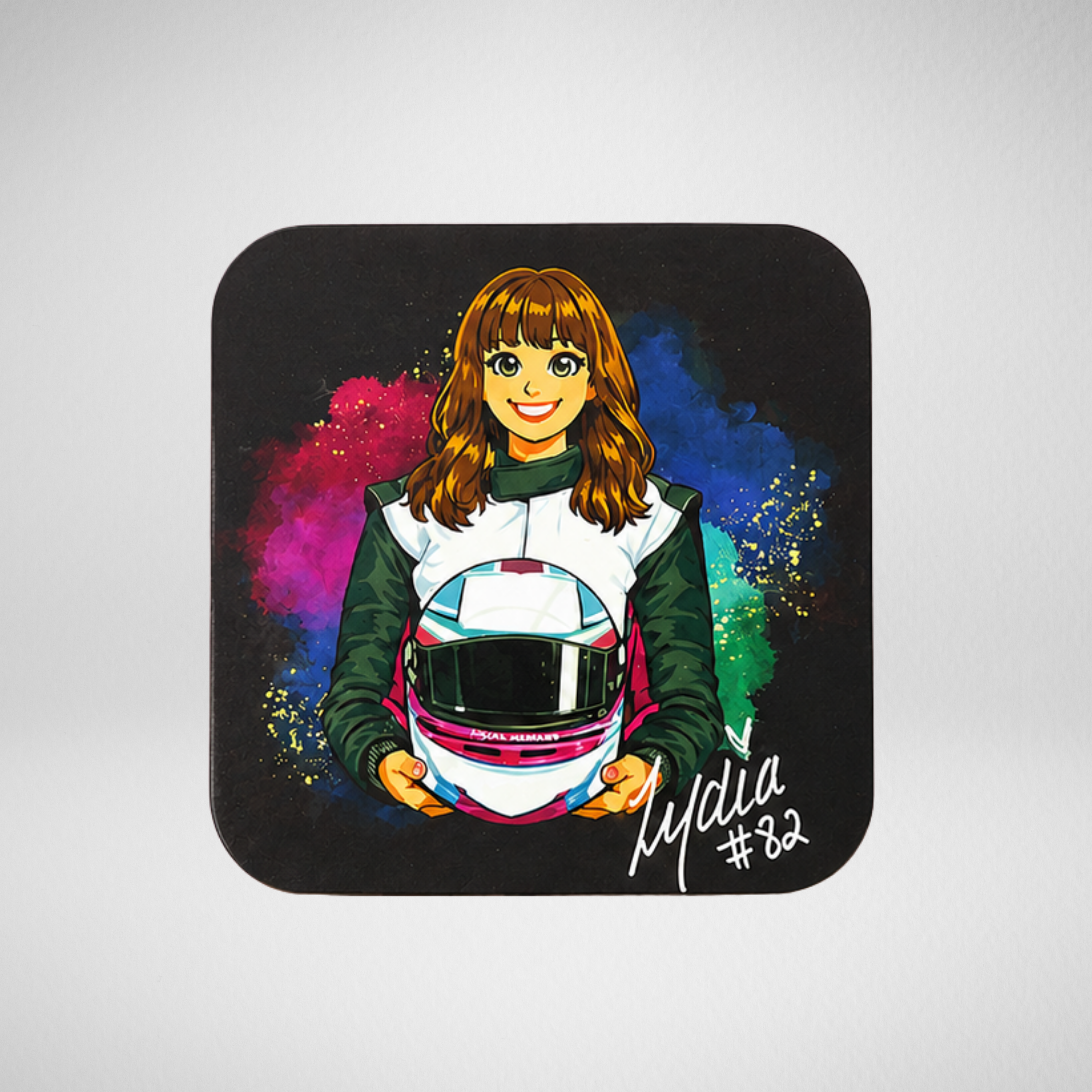 ‘Team Lydia’ Coasters (Singular)
